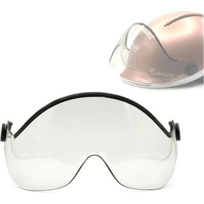 OVERADE Visière Écran Teintée pour Casque Life Protection Contre la Pluie, Le Soleil et Le Vent Compatible Lunettes de Vue Fixation Rapide et Rotative Innovation Française - Publicité OVERADE Visière Écran Teintée pour Casque Life Protection Contre la Pluie, Le Soleil et Le Vent Compatible Lunettes de Vue Fixation Rapide et Rotative Innovation Française - Publicité