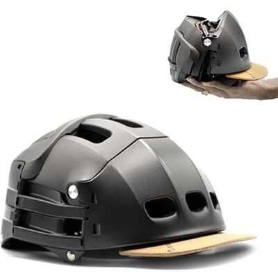 OVERADE Casque Pliable Plixi pour vélo, Trottinette électrique, gyroroue, Roller, VAE Norme CE EN1078, même Protection Qu’Un Casque Classique Volume divisé par 3 (Titanium Grey, S/M (54-58 cm)) - Publicité OVERADE Casque Pliable Plixi pour vélo, Trottinette électrique, gyroroue, Roller, VAE Norme CE EN1078, même Protection Qu’Un Casque Classique Volume divisé par 3 (Titanium Grey, S/M (54-58 cm)) - Publicité