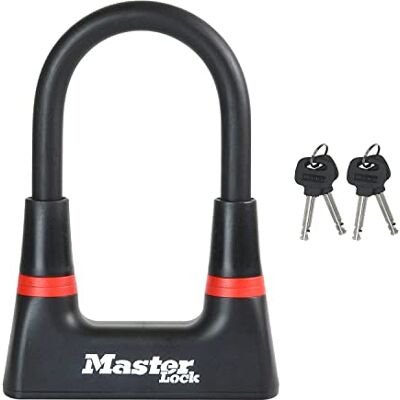 Master Lock Antivol de vélo à clé Noir - Publicité Master Lock Antivol de vélo à clé Noir - Publicité