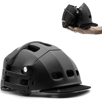 OVERADE Casque PLIABLE Plixi pour vélo, trottinette électrique, gyroroue, skateboard, roller, VAE Norme CE EN1078, même protection qu’un casque classique Volume divisé par 3 (Satin Black, L/XL (59-62 cm)) - Publicité OVERADE Casque PLIABLE Plixi pour vélo, trottinette électrique, gyroroue, skateboard, roller, VAE Norme CE EN1078, même protection qu’un casque classique Volume divisé par 3 (Satin Black, L/XL (59-62 cm)) - Publicité