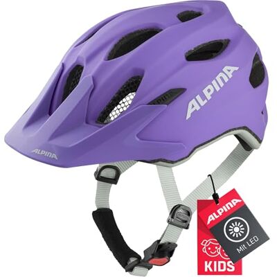 Casque vélo unisexe ALPINA Carapax JR. FLASH - Violet - Publicité Casque vélo unisexe ALPINA Carapax JR. FLASH - Violet - Publicité