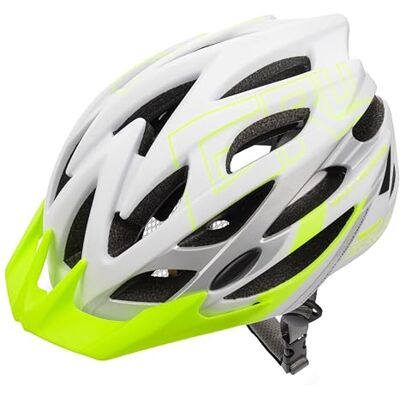 METEOR - GRUVER - 58-61 cm - Blanc/Vert - Helmet - Publicité METEOR - GRUVER - 58-61 cm - Blanc/Vert - Helmet - Publicité