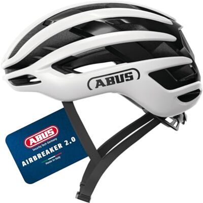 ABUS AirBreaker 2.0 Casque de vélo de Route léger avec l'accent sur la Ventilation, l'aérodynamique, la sécurité et Le Confort pour Le Cyclisme Professionnel pour Homme et Femme - Publicité ABUS AirBreaker 2.0 Casque de vélo de Route léger avec l'accent sur la Ventilation, l'aérodynamique, la sécurité et Le Confort pour Le Cyclisme Professionnel pour Homme et Femme - Publicité
