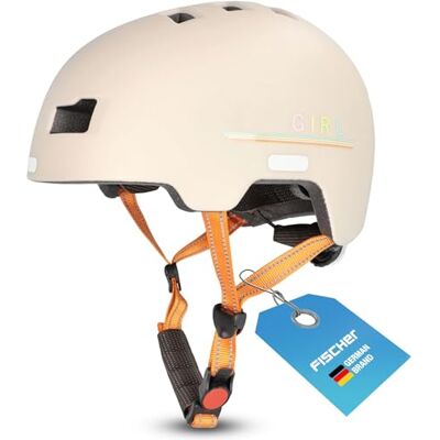 FISCHER Casque de vélo BMX Dirt Bike Plus Power, S/M, 54-59 cm, Multicolore, avec feu arrière LED intégré - Publicité FISCHER Casque de vélo BMX Dirt Bike Plus Power, S/M, 54-59 cm, Multicolore, avec feu arrière LED intégré - Publicité