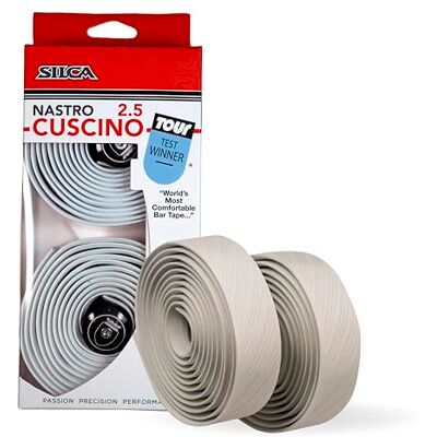 Silca - Cuscino 2,5mm Bande de Guidon - Blanc - Publicité Silca - Cuscino 2,5mm Bande de Guidon - Blanc - Publicité