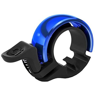 Knog - Oi Classic - schwarz/blau - sonnette vélo - Publicité Knog - Oi Classic - schwarz/blau - sonnette vélo - Publicité