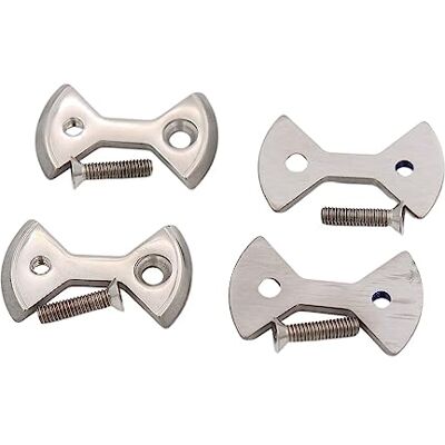 Generic Lot de 4 crampons de pédale de vélo en titane pour SpeedPlay Zero et Light Action Vélo Pièces de rechange Tiremet (gris) - Publicité Generic Lot de 4 crampons de pédale de vélo en titane pour SpeedPlay Zero et Light Action Vélo Pièces de rechange Tiremet (gris) - Publicité