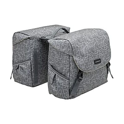 Mondi Joy Sacoche Double Imperméable - Racktime Snap-it - 38L - Gris - Publicité Mondi Joy Sacoche Double Imperméable - Racktime Snap-it - 38L - Gris - Publicité