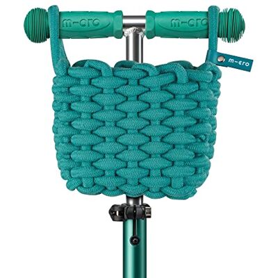 Micro® Panier écologique, Accessoire pour Trottinette ou vélo fabriqué avec des matériaux recyclés (Vert) - Publicité Micro® Panier écologique, Accessoire pour Trottinette ou vélo fabriqué avec des matériaux recyclés (Vert) - Publicité