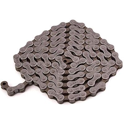 KHEbikes KHE KMC Chaîne fixie BMX 1/2" x 1/8" Ventura 112 maillons 365 g Gris + broche - Publicité KHEbikes KHE KMC Chaîne fixie BMX 1/2" x 1/8" Ventura 112 maillons 365 g Gris + broche - Publicité