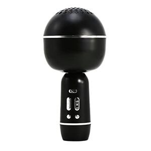 WanShi Microphone Bluetooth Portable Karaoké Portable Enregistrement et Chant en Direct Adapté pour Portable PC Noir - Publicité