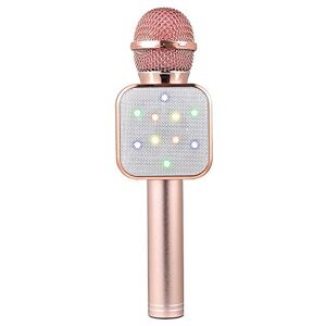 MAQUE Microphone à Main Bluetooth Haut-Parleur Microphones LED ou pour Enseignant Enfants Enfants - Publicité