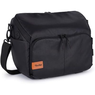 Rollei Sac Appareil Photo, Fotoliner Ocean Bag L Sac à Bandoulière Grand Sacs à Épaule avec Bandoulière Réglable Sacs de Photographe Imperméable pour Appareil Photo Reflex Numérique et Accessoire Noir - Publicité Rollei Sac Appareil Photo, Fotoliner Ocean Bag L Sac à Bandoulière Grand Sacs à Épaule avec Bandoulière Réglable Sacs de Photographe Imperméable pour Appareil Photo Reflex Numérique et Accessoire Noir - Publicité