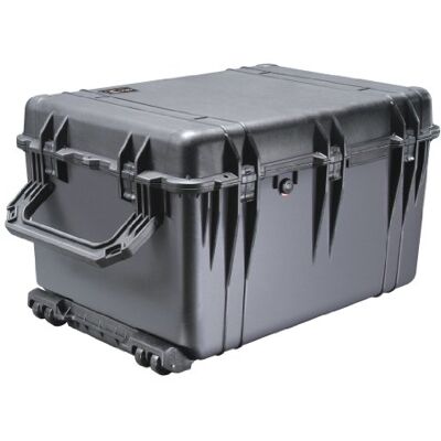 PELI 1660 valise étanche aux chocs, IP67 étanche à l'eau et à la poussière, capacité de 160L, fabriquée en Allemagne, sans mousse, couleur: noire - Publicité PELI 1660 valise étanche aux chocs, IP67 étanche à l'eau et à la poussière, capacité de 160L, fabriquée en Allemagne, sans mousse, couleur: noire - Publicité