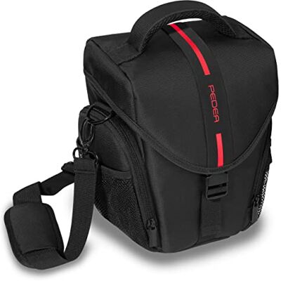 PEDEA Sacoche pour Appareil Photo *Essex* Sac Photo pour Appareil Photo Reflex avec Protection Contre la Pluie, bandoulière et Compartiments pour Accessoires, Taille L Noir/Rouge - Publicité PEDEA Sacoche pour Appareil Photo *Essex* Sac Photo pour Appareil Photo Reflex avec Protection Contre la Pluie, bandoulière et Compartiments pour Accessoires, Taille L Noir/Rouge - Publicité
