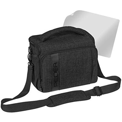 PEDEA Sac pour appareil photo « Fashion » Panasonic Lumix DMC (G70, G81, GM5, GX80, GH4, GX8), Sony Alpha 6500, Nikon D5600 - Publicité PEDEA Sac pour appareil photo « Fashion » Panasonic Lumix DMC (G70, G81, GM5, GX80, GH4, GX8), Sony Alpha 6500, Nikon D5600 - Publicité
