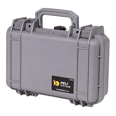 PELI 1170 valise pour caméra professionnelle, étanche à l'eau et à la poussière IP67, capacité de 3L, fabriquée aux États-Unis, avec insert en mousse personnalisable, couleur: argentée - Publicité PELI 1170 valise pour caméra professionnelle, étanche à l'eau et à la poussière IP67, capacité de 3L, fabriquée aux États-Unis, avec insert en mousse personnalisable, couleur: argentée - Publicité