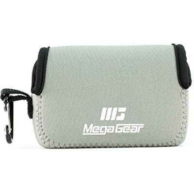 MegaGear Canon Powershot SX730 HS, SX720 HS, SX710 HS, G16, G15 Ultra Light Néoprène Camera Case, avec carabiner Gris - Publicité MegaGear Canon Powershot SX730 HS, SX720 HS, SX710 HS, G16, G15 Ultra Light Néoprène Camera Case, avec carabiner Gris - Publicité
