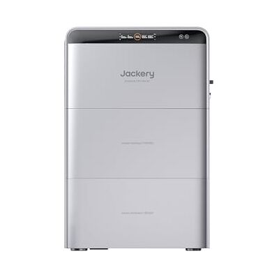 Jackery SolarVault 3 Pro Max AC avec 2×S3BP2500, Batterie Solaire pour Panneaux Solaires Existants, Couplage AC 2500 W, Compatible Micro-onduleurs, Stockage Extensible - Publicité Jackery SolarVault 3 Pro Max AC avec 2×S3BP2500, Batterie Solaire pour Panneaux Solaires Existants, Couplage AC 2500 W, Compatible Micro-onduleurs, Stockage Extensible - Publicité