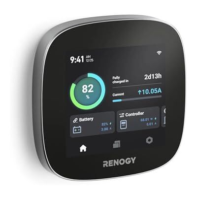 Renogy ONE CORE Panneau tout-en-un pour surveiller l'alimentation sans réseau, surveillance de la batterie pour camionnettes, cabanes, bateaux et petites maisons, compatible avec les appareils - Publicité Renogy ONE CORE Panneau tout-en-un pour surveiller l'alimentation sans réseau, surveillance de la batterie pour camionnettes, cabanes, bateaux et petites maisons, compatible avec les appareils - Publicité