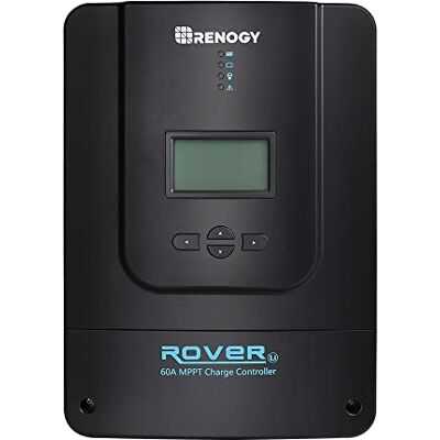 Renogy Régulateur de charge MPPT 60 A, 12/24/36/48 V, panneau solaire, régulateur de charge solaire avec écran LCD, pour batteries AGM, gel et lithium - Publicité Renogy Régulateur de charge MPPT 60 A, 12/24/36/48 V, panneau solaire, régulateur de charge solaire avec écran LCD, pour batteries AGM, gel et lithium - Publicité