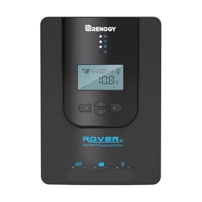 Renogy 40 A 12/24 V MPPT régulateur de charge solaire panneau solaire avec écran LCD - Publicité Renogy 40 A 12/24 V MPPT régulateur de charge solaire panneau solaire avec écran LCD - Publicité