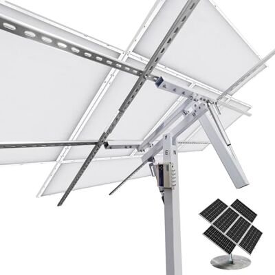 ECO-WORTHY Tracker Solaire Solar Tracker Dual-Axis Support Panneau Solaire suivi à deux axes 40 % de puissance en plus pour Toit, Balcons, Jardin, Maison - Publicité ECO-WORTHY Tracker Solaire Solar Tracker Dual-Axis Support Panneau Solaire suivi à deux axes 40 % de puissance en plus pour Toit, Balcons, Jardin, Maison - Publicité