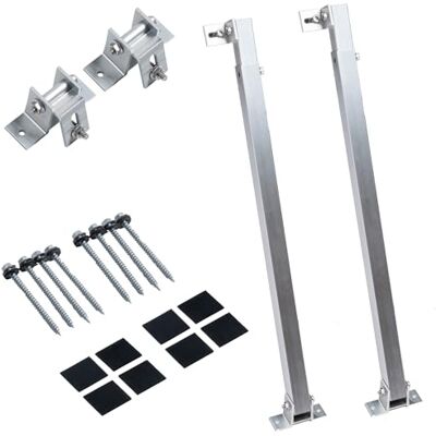 Electronicx Support Panneau Solaire pour Balcon, Argenté, Inclinaison Réglable 30-60 , 1 Panneau, Cadre Aluminium pour Installations Photovoltaïques, Résistant aux Intempéries et Robuste - Publicité Electronicx Support Panneau Solaire pour Balcon, Argenté, Inclinaison Réglable 30-60 , 1 Panneau, Cadre Aluminium pour Installations Photovoltaïques, Résistant aux Intempéries et Robuste - Publicité