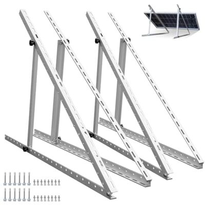 ECO-WORTHY Lot de 4 Support Panneau Solaire 114cm,Fixation Panneau Solaire Angle Réglable Support pour centrale électrique, balcon, angle réglable de 0 à 90°, 100 W-800 W, camping-car - Publicité ECO-WORTHY Lot de 4 Support Panneau Solaire 114cm,Fixation Panneau Solaire Angle Réglable Support pour centrale électrique, balcon, angle réglable de 0 à 90°, 100 W-800 W, camping-car - Publicité
