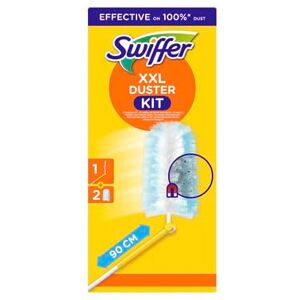 Kit de nettoyage microfibre SWIFFER - Manche télescopique, 2 plumeaux - Publicité Kit de nettoyage microfibre SWIFFER - Manche télescopique, 2 plumeaux - Publicité