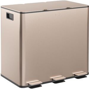 HOMCOM Modèle 3 x 15L Panier de Cuisine Triples - Recyclage Déchets - Publicité HOMCOM Modèle 3 x 15L Panier de Cuisine Triples - Recyclage Déchets - Publicité