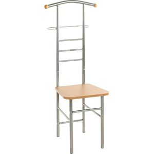 HAKU Valet de chambre avec assise Valet multifonctionnel avec assise en aluminium, hêtre, MDF, métal Dimensions : L 46 x H 119 x P 50 cm, Style : Moderne - Publicité HAKU Valet de chambre avec assise Valet multifonctionnel avec assise en aluminium, hêtre, MDF, métal Dimensions : L 46 x H 119 x P 50 cm, Style : Moderne - Publicité