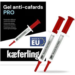 Novokill ROACH GEL PRO 2 x 10g – gel anti cafards à effet retardé – produit puissant professionnel – seringue pour application précise – gel anti cafard puissant longue durée - Publicité Novokill ROACH GEL PRO 2 x 10g – gel anti cafards à effet retardé – produit puissant professionnel – seringue pour application précise – gel anti cafard puissant longue durée - Publicité