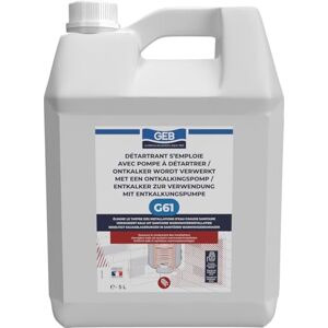 GEB - G61 - 5L - Avec pompe - Descaler - Publicité GEB - G61 - 5L - Avec pompe - Descaler - Publicité