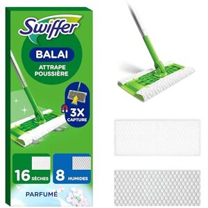Swiffer - Kit de démarrage - 16 lingettes - Publicité Swiffer - Kit de démarrage - 16 lingettes - Publicité