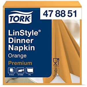 Serviettes Tork - 39x39cm, Airlaid, 50 pcs - Publicité Serviettes Tork - 39x39cm, Airlaid, 50 pcs - Publicité