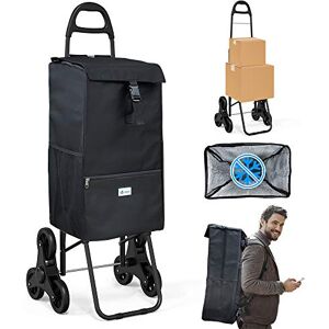 vounot ® Chariot de Courses Solide Pliable avec Compartiment Isotherme 6 Roues 3 en 1 Sac à Dos Sac de Rangement Panier Grande Capacité de 35 L Charge Max 30 kg Noir 104 x 45 x 40 cm - Publicité vounot ® Chariot de Courses Solide Pliable avec Compartiment Isotherme 6 Roues 3 en 1 Sac à Dos Sac de Rangement Panier Grande Capacité de 35 L Charge Max 30 kg Noir 104 x 45 x 40 cm - Publicité