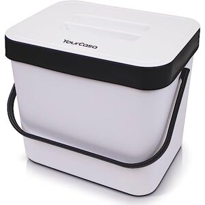 YourCasa ® Composteur Cuisine 7L avec support et tamis poubelles à compost pour les déchets organiques quotidiens Lavable au Lave Vaisselle poubelle compost cuisine seau compost cuisine (Blanc) - Publicité YourCasa ® Composteur Cuisine 7L avec support et tamis poubelles à compost pour les déchets organiques quotidiens Lavable au Lave Vaisselle poubelle compost cuisine seau compost cuisine (Blanc) - Publicité