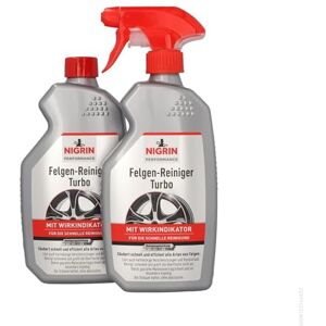 Nigrin Peformance Turbo Lot de 2 nettoyants pour jantes de 0,5 l Sans acide Avec indicateur d'action - Publicité Nigrin Peformance Turbo Lot de 2 nettoyants pour jantes de 0,5 l Sans acide Avec indicateur d'action - Publicité