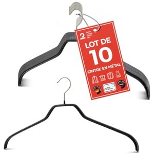 Cintres MAWA F - Gain de place, Antidérapants, 45cm, lot de 10 - Publicité Cintres MAWA F - Gain de place, Antidérapants, 45cm, lot de 10 - Publicité