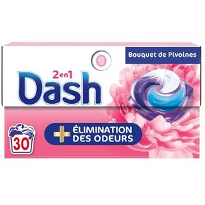 Dash 2en1 PODS, Lessive En Capsule, 30 Lavages, Bouquet de pivoines, PLUS DE FRAÎCHEUR, ÉLIMINATION DES ODEURS avec l’adoucissant Lenor, Fabriquée En France, 2in1 - Publicité Dash 2en1 PODS, Lessive En Capsule, 30 Lavages, Bouquet de pivoines, PLUS DE FRAÎCHEUR, ÉLIMINATION DES ODEURS avec l’adoucissant Lenor, Fabriquée En France, 2in1 - Publicité