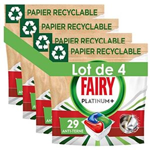 FAIRY Platinum Plus All In One Tablettes Lave-Vaisselle, Original, 29x4, Emballage En Papier Recyclable, Pour Une Vaisselle Comme Neuve, Élimine L’Apparence Terne, Sans Prélavage - Publicité FAIRY Platinum Plus All In One Tablettes Lave-Vaisselle, Original, 29x4, Emballage En Papier Recyclable, Pour Une Vaisselle Comme Neuve, Élimine L’Apparence Terne, Sans Prélavage - Publicité