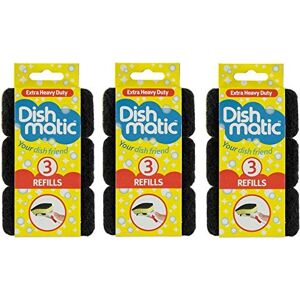 Dishmatic - Extra Heavy Duty - Black - Recharge d'éponges vaisselle - Publicité Dishmatic - Extra Heavy Duty - Black - Recharge d'éponges vaisselle - Publicité