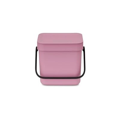 Brabantia Poubelle Sort & Go 3L (Rose lilas) – Système de tri des déchets avec poignée de transport, couvercle amovible et à ouverture permanente – Poubelle cuisine à nettoyage facile sans rebords - Publicité Brabantia Poubelle Sort & Go 3L (Rose lilas) – Système de tri des déchets avec poignée de transport, couvercle amovible et à ouverture permanente – Poubelle cuisine à nettoyage facile sans rebords - Publicité