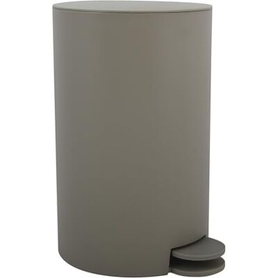 MSV Poubelle à cosmétiques Modèle Osaki 3 litres Couvercle Poubelle à Pédale pour Toilettes Salles de Bain Compact Petit Espace avec Récipient intérieur Amovible Taupe - Publicité MSV Poubelle à cosmétiques Modèle Osaki 3 litres Couvercle Poubelle à Pédale pour Toilettes Salles de Bain Compact Petit Espace avec Récipient intérieur Amovible Taupe - Publicité