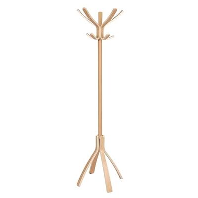 ALBA Porte Manteau sur Pied Bois 10 Patères Base Stable Lestée Montage Facile – Tête Rotative – Grande Capacité et Support Beige Idéal Bureau et Entrée Maison - Publicité ALBA Porte Manteau sur Pied Bois 10 Patères Base Stable Lestée Montage Facile – Tête Rotative – Grande Capacité et Support Beige Idéal Bureau et Entrée Maison - Publicité