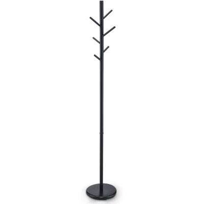 IDIMEX Portemanteau Enrico en métal et Bois Noir Portant à vêtements sur Pied en Forme d'arbre avec 6 Crochets sur différentes hauteurs - Publicité IDIMEX Portemanteau Enrico en métal et Bois Noir Portant à vêtements sur Pied en Forme d'arbre avec 6 Crochets sur différentes hauteurs - Publicité