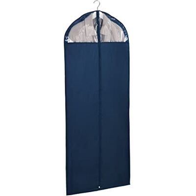 WENKO Housse vêtements Business Housse vêtements, protection fiable, rangement pour les costumes et les robes, Polyester, 60 x 150 cm, Bleu foncé - Publicité WENKO Housse vêtements Business Housse vêtements, protection fiable, rangement pour les costumes et les robes, Polyester, 60 x 150 cm, Bleu foncé - Publicité