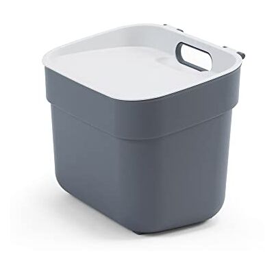 Corbeille de recyclage gris foncé Curver - 5L - Publicité Corbeille de recyclage gris foncé Curver - 5L - Publicité