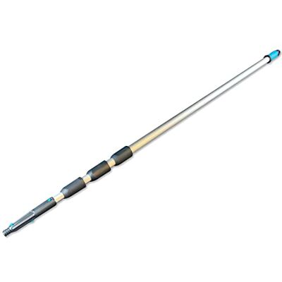 KIBROS Perche manche télescopique aluminium longueur 1,25 m à 5 m pour raclette lave-vitre Moerman Qualité hyper-pro PER5M - Publicité KIBROS Perche manche télescopique aluminium longueur 1,25 m à 5 m pour raclette lave-vitre Moerman Qualité hyper-pro PER5M - Publicité